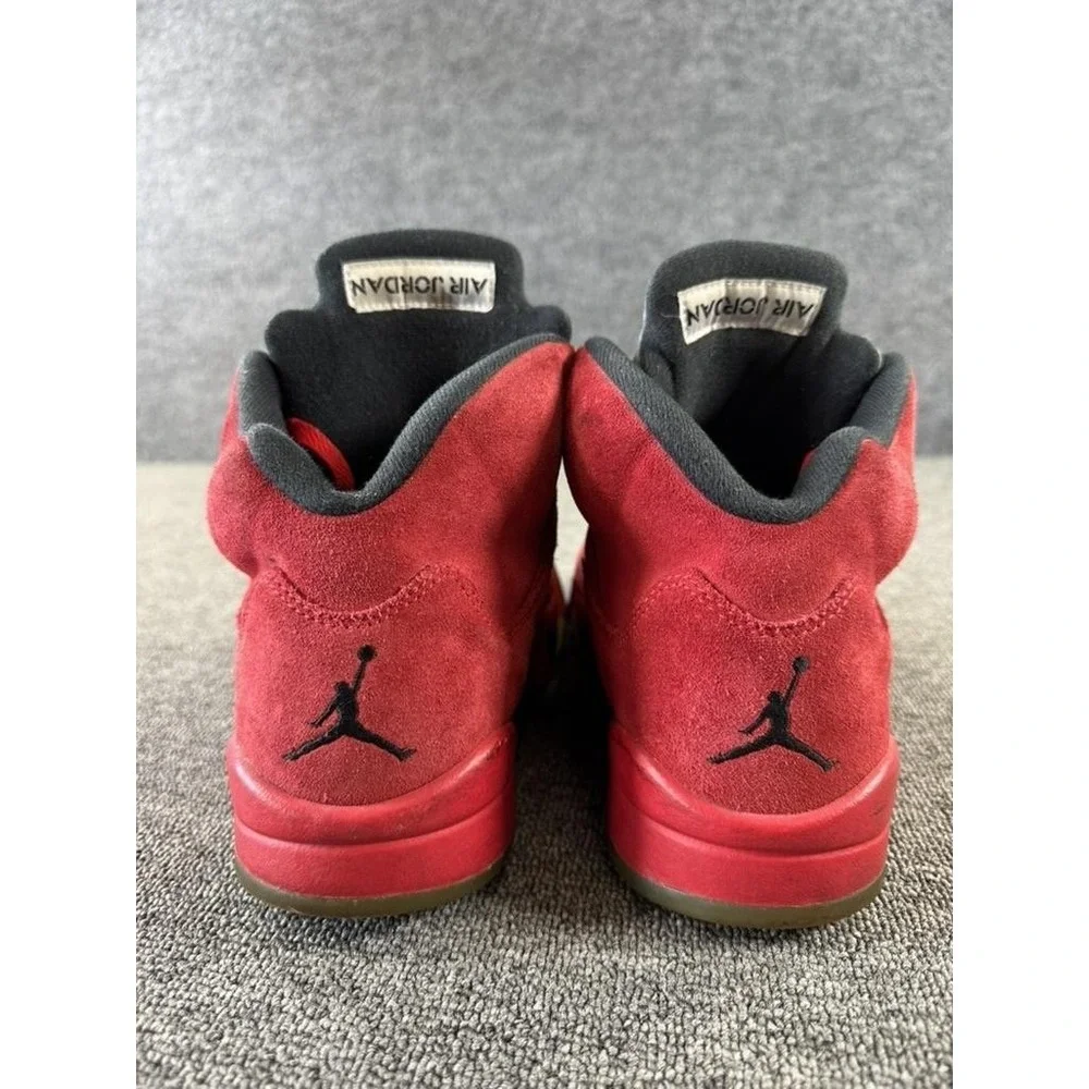 Jordan Air‎ Jordan 5 Retro Red Suede Shoes Mens 9 Basketball Sneakers 136027-602